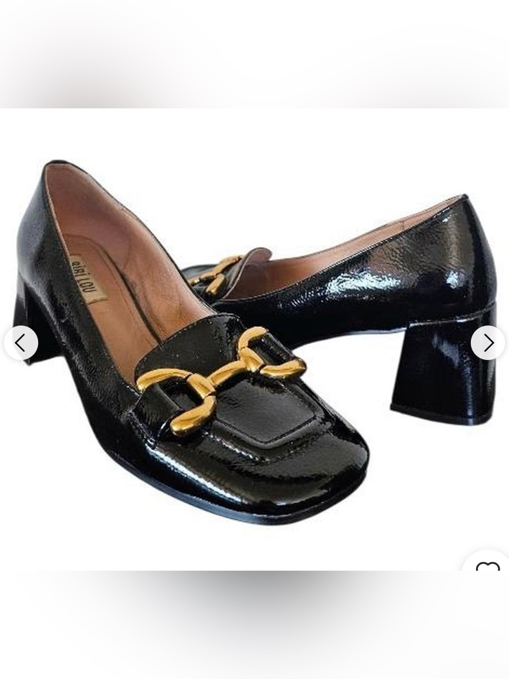 Bibilou Valencia buckle block heels 37